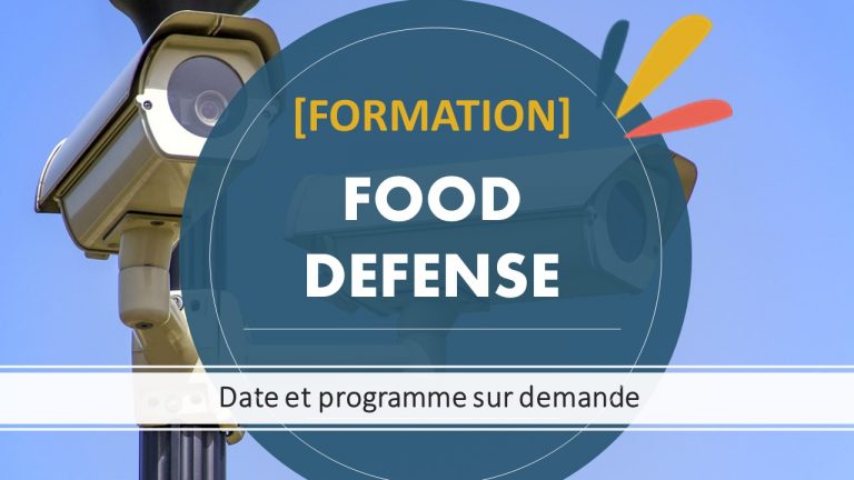 Visuel Formation Food Defense 2022